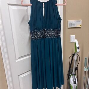 Beaded Waist Gown